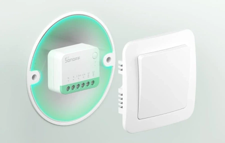 Inteligentny mini przełącznik WiFi Sonoff MINIR4M Matter (HomeKit, SmartThings, Home Assistant)