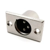 Gniazdo XLR 3P M montaż do obudowy