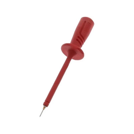 Sonda probiercza do SMD 99mm, bezpieczna, gniazdo 4mm, igła sprężynująca, czerwona