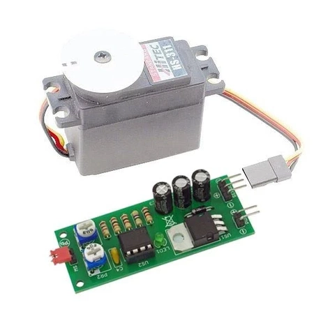 Dwustanowy sterownik serwomechanizmu - KIT AVT 1605