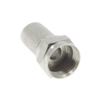 Wtyk F na kabel RG59 nakręcany 75 om