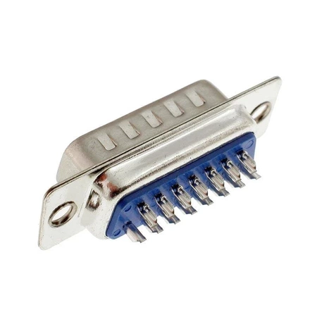 Wtyk D-Sub męski DB15 15-pin prosty do lutowania Connfly do elektroniki i automatyki