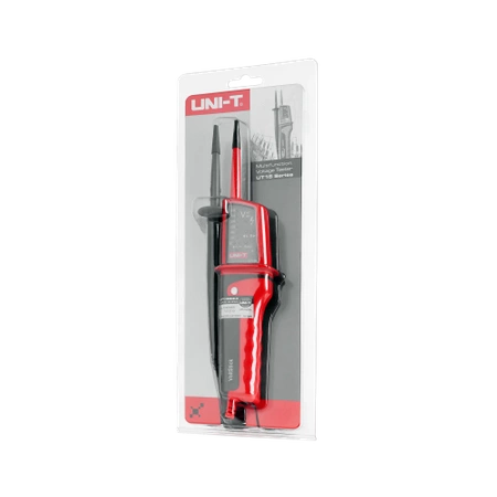 Tester napięć DC / AC, szybka detekcja fazy / zera, diody LED, Uni-T UT-15B