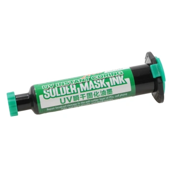 Soldermaska UV SU7, zielona, do napraw PCB, 10 ml, Mechanic