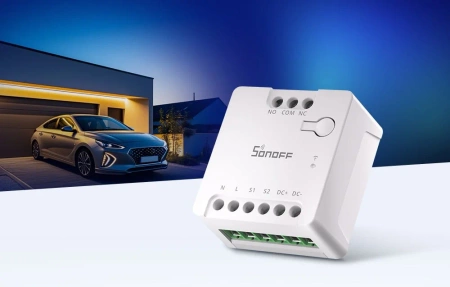 Przełącznik WiFi SONOFF MINI-D Matter (AC/DC 12-48V, styk bezpotencjałowy)