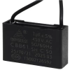 Kondensator rozruchowy do silnika 1uF 450VAC, przewody 20cm, 36x11x22mm