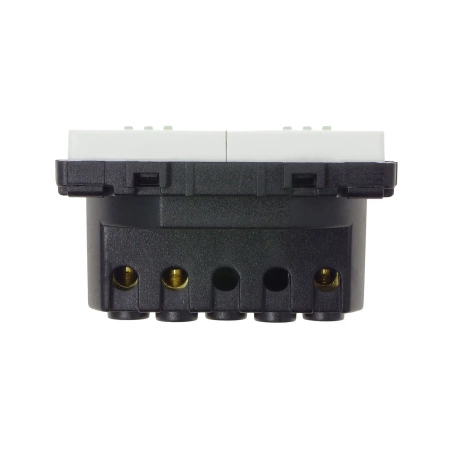 Moduł - Włącznik światła schodowy podwójny - biały - Tawoia Glass