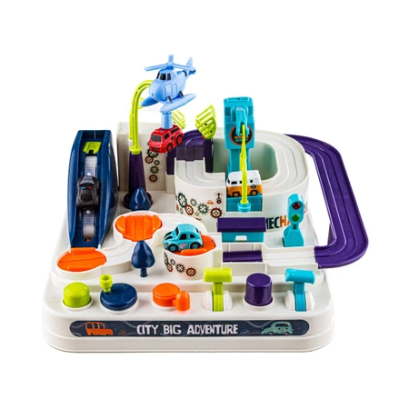 Interaktywny tor przeszkód + pojazdy ratunkowe