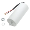 Kondensator rozruchowy do silnika 30uF 450VAC, przewody 15cm, 45x90mm