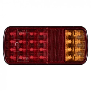 Lampa tylna zespolona LED 220 × 100 mm, 3 funkcje i odblask, uniwersalna L=P - L2505
