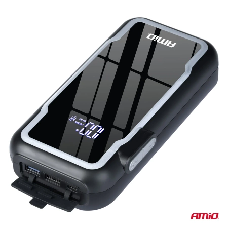 Jump Starter 12V 12AH 1600A 3w1 Starter/Latarka Led/Powerbank AMIO 04678