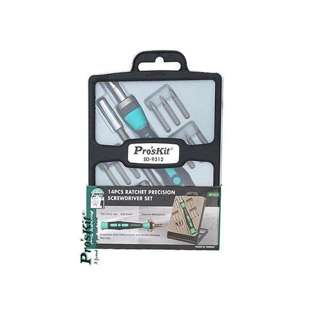 Zestaw bitów precyzyjnych w uchwytem i przedłużką, Proskit SD-9312