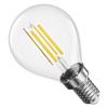 Żarówka LED E14 kulka Mini Globe, 3,8 W, odpowiednik 60 W, neutralna biel, 806 lm, filament, EMOS ZAR-E-ZF1A43