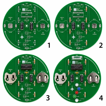 Bączek LED. Zestaw DIY do nauki lutowania AVT EDU650