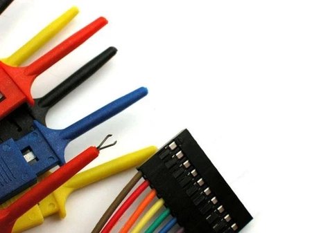 Zestaw przewodów do płytek stykowych SDxx 10 sztuk żeński - haczyk