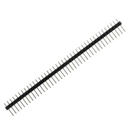 Listwa kołkowa goldpin 1x40 pin, raster 2,54 mm, prosta, czarna