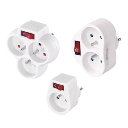 Rozgałęźnik sieciowy 230 V, z włącznikiem, EMOS P0100