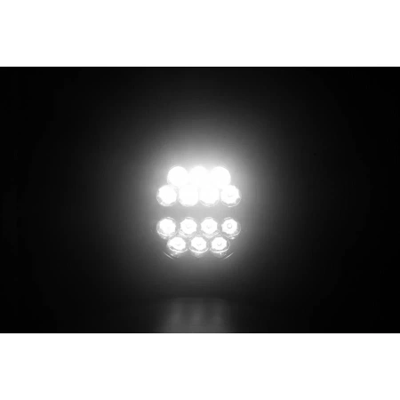 Reflektor drogowy LED samochodowy, 2 funkcje: pozycyjne, drogowe, 5690 lm, 52W, 14 LED, 12V/24V, L3427