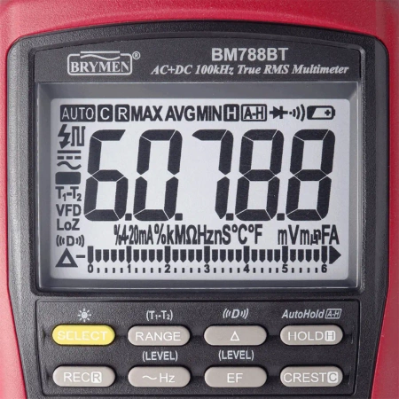 Miernik profesjonalny Brymen BM788BT 60000 AC/DC True RMS Bluetooth