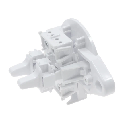 Włącznik światła podwójny, montaż natynkowy, kolor biały, seria Retro PRL