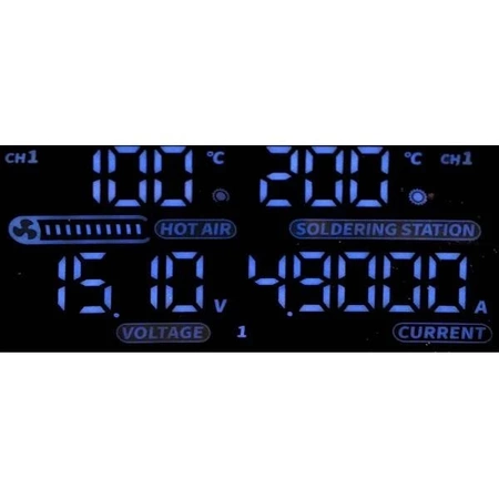 Stacja lutownicza WEP 853D5A-II zasilacz 30V 5A, grotówka 75W