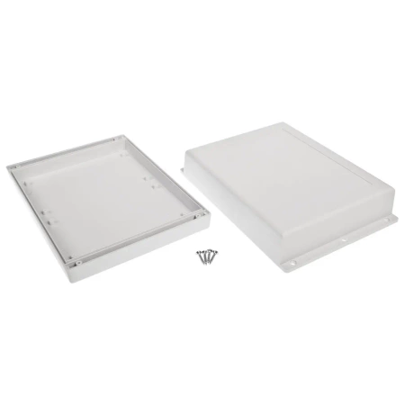 Obudowa uniwersalna z panelami bocznymi 144,7 mm × 198,1 mm × 72,3 mm z PS, kolor jasnoszary Z46AJ KRADEX