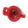 Gałka ze wskaźnikiem, oś 6mm, 32x20x14mm, czerwona