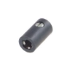 Gniazdo na przewód 2.6mm, izolowane przykręcane, czarne