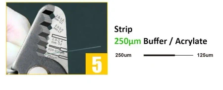 Ściągacz do światłowodów 5w1 ProsKit CP-328 – stripper do włókien 125–3000 µm