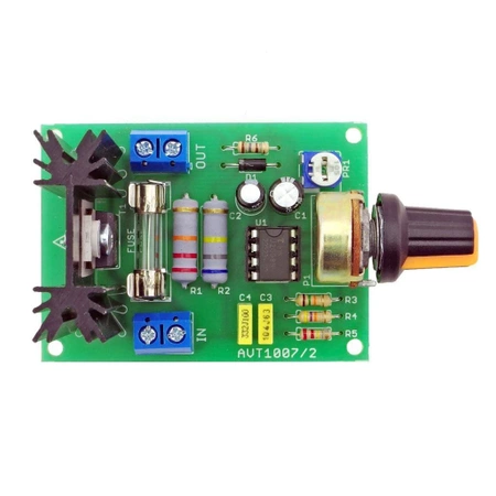 Regulator mocy 230 VAC 2,5 kW - KIT AVT 1007/2