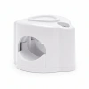 Uchwyt kabla plastikowy 42×32 mm natynkowy biały - Retro PRL