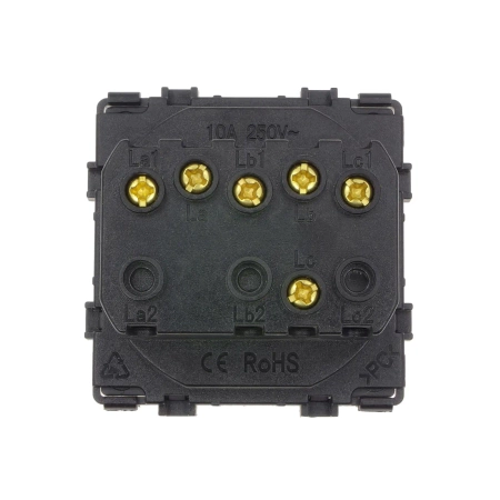 Moduł - Włącznik światła potrójny - biały - Tawoia Glass