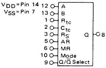 Timer programowalny 4541 - 3÷15V - DIP14