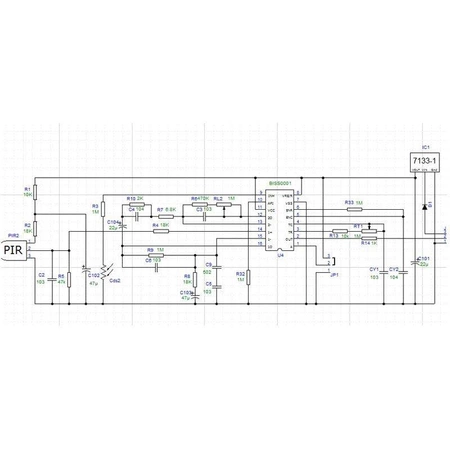 Czujnik HC-SR505 PIR mini