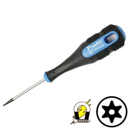 Wkrętak TORX H T9 50mm, Proskit 9SD-200-T09H