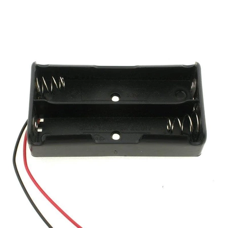 Koszyk baterii 18650 x2 z przewodami