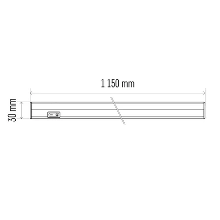Lampa liniowa LED T5, 20 W, 2000 lm, neutralna biel, długość 115 cm, EMOS ZS2140