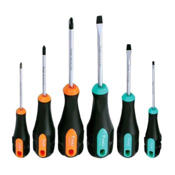 Zestaw wkrętaków płaskich i krzyżakowych PH 6szt, Proskit SD-2301