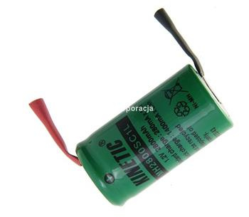 Akumulator SC NIMH 1.2V 2800mAh, wyprowadzenia do lutowania