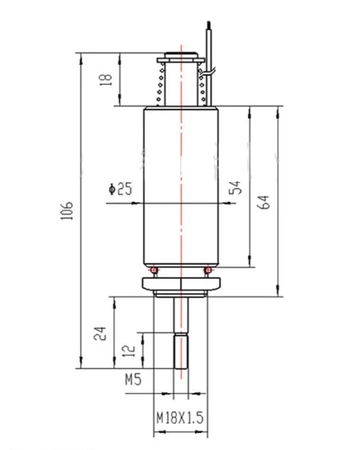 Elektromagnes pchający 12V 2kg