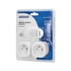 Zestaw gniazd bezprzewodowych sterowanych pilotem 2+1 MINI, ORNO GB-439