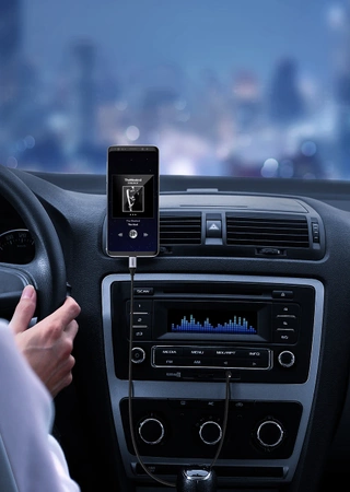 Kabel USB-C do wtyk jack 3.5 AUX 1m UGREEN