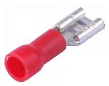 Konektor płaski 4.8mm żeński izolowany, 0.5mm, 0.5-1.5mm, SGE