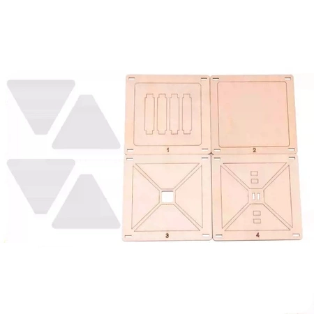 Projektor Holograficzny DIY Drewniana Zabawka Edukacyjna Dla Dzieci