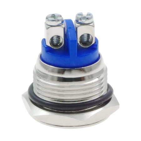 Przycisk wandaloodporny chwilowy 2A 250V, klawisz płaski