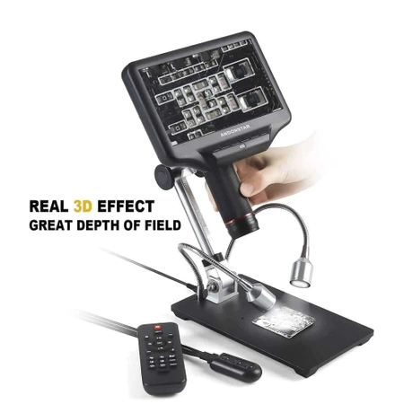 Mikroskop cyfrowy 7cali , powiększenie do 270x, AD407 ANDONSTAR