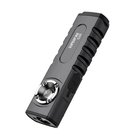 Latarka wielofunkcyjna Superfire G20, 470 lm, IP44, laser, powerbank, magnes