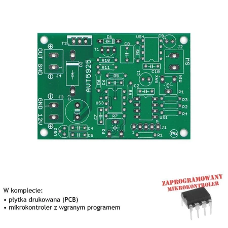 Symulator wschodu i zachodu słońca, PCB i mikroprocesor do projektu AVT5925