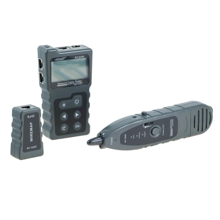 Tester LAN RJ45, PoE, LCD, adapter, Noyafa NF-8209