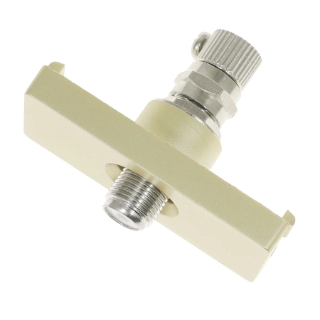 Moduł 1/2 - gniazdo antenowe SAT (typ F) - złoty - kompatybilny z ramkami Tawoia Glass